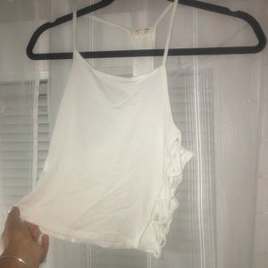White Crop Top